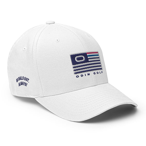 ODIN Flag Flexfit (White)